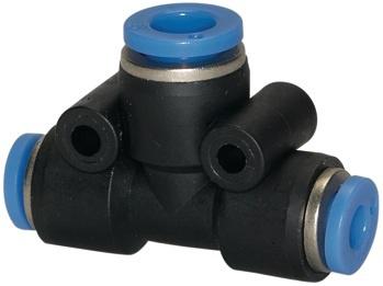 T-Steckverbindung Blaue Serie - 10 ST  2x6/1x8mm L1 22,0mm RIEGLER