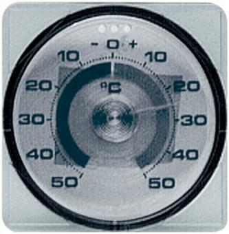 Fensterthermometer Messber.-50 - 10 ST  b.50GradC T.17mm Ku.