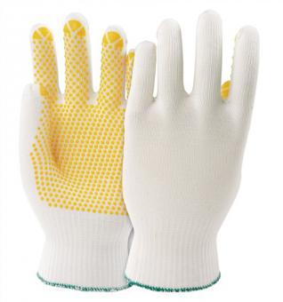 Handschuhe PolyTRIXN 912 - 10 PA  Gr.8 wei/gelb EN 388 PSA II