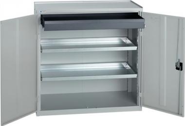 Werkzeug-/Beistellschrank - 1 ST  H1000xB1000xT500mm 1Schubl.2BD lichtgrau STUMPF