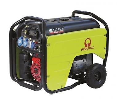 PRAMAC Benzin Stromerzeuger S 8000, E-Start - 1 Stk  Benzin, 230V / 6,0 kVA, ISO, AVR, E-Start