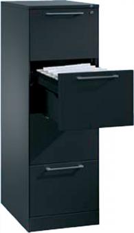 Hngeregistraturschrank schwarzgrau/schwarzgrau - 1 ST  H1310xB446xT600mm Trgf.50kg