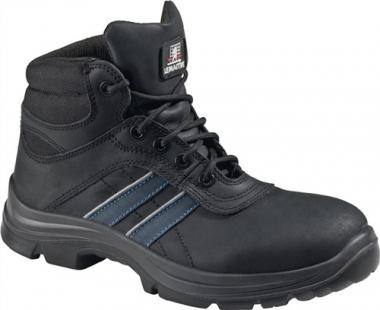 Sicherheitsstiefel Andy High - 1 PA  Gr.45 schwarz/blau Leder S3 SRC EN20345