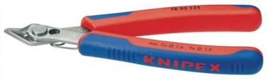 Elektronikseitenschneider Super-Knips - 1 ST  L.125mm Form 8 Facette ja,kl.brn.KNIPEX