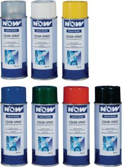 Colorspray reinwei hochglnzend - 2,4 L / 6 ST  RAL 9010 400 ml Spraydose PROMAT CHEMICALS