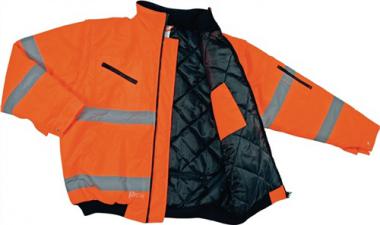 Warnschutz-Pilotenjacke Gr.L - 1 ST  orange PREVENT