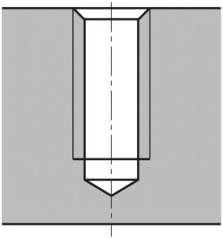 Maschinengewindebohrer DIN - 1 ST  371C GG M3x0,5mm HSS-Co TiCN 6HX PROMAT