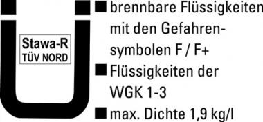 Auffangwanne 1000l L2690xB1650xH375mm - 1 ST  Stahlbl.m.Gitterrost lichtblau