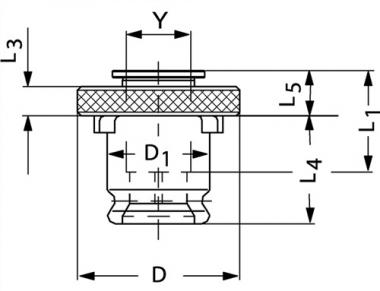 Schnellwechseleinsatz SE - 1 ST  8mmx6,2mm Gr.2 f.DIN 371 M8