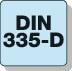 Kegelsenker DIN 335D 90Grad - 1 ST  D.25mm HSS Z.3 MK2 RUKO