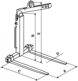 Krangabel Nutz-H.1300-2000mm - 1 ST  Trgf.3000kg m.autom.Gewichtsausgleich