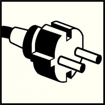 Schutzkontaktverlngerung - 1 ST  16 A 250 V 5m H07RN-F 3x1,5 mm schwarz IP44