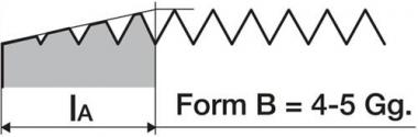 Maschinengewindebohrer DIN - 1 ST  371B VA M5x0,8mm HSS-Co TiCN 6H PROMAT