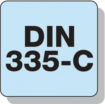 Kegelsenkersatz DIN 335C - 1 ST  90Grad 6,3-20,5mm HSS TiN 6-tlg.Metallkass.RUKO