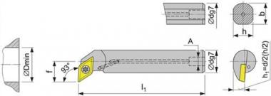 Bohrstange A16M-SDUCR 07 - 1 ST  re. vern. m. IK PROMAT