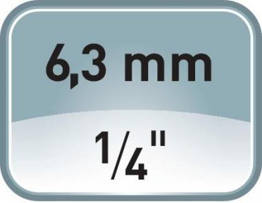 Steckschlsseleinsatz 1/4 - 1 ST  Zoll 6-kant SW 4mm L.32mm PROMAT