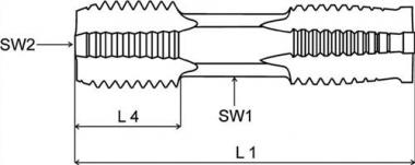 Handgewindebohrer HexTap - 1 ST  DS M18 HSSG ISO2 (6H) VLKEL