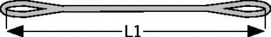 Hebeband DIN EN 1492-1 L.8m - 1 ST  Tragf.einf.3000kg SPANSET