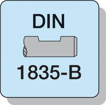 Minibohrnutenfrser D.6mm - 1 ST  HSS-Co8 TiCN Weldon Z.3 lang PROMAT