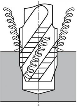 Maschinengewindebohrer DIN - 1 ST  5156C VA G 1/8 Zollx28 HSS-Co vapor.ISO 228 PROMAT