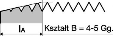 Maschinengewindebohrer DIN - 1 ST  371B AZ M5x0,8mm HSS 6H RUKO